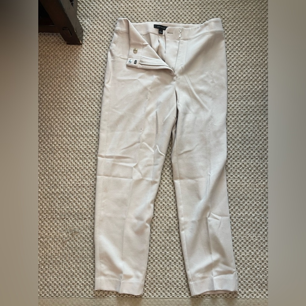 Ann Taylor Ivory Size 6 Dress Pants